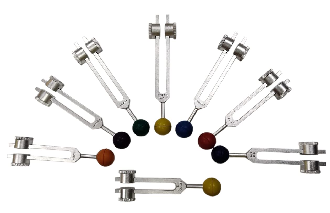 Radical 8 Chakra & Soul Purpose Cosmic Weighted Healing Tuning Forks