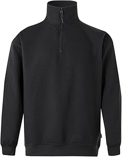 VELILLA 105702 0 Sudadera Con Media Cremallera, Color negro, Talla L