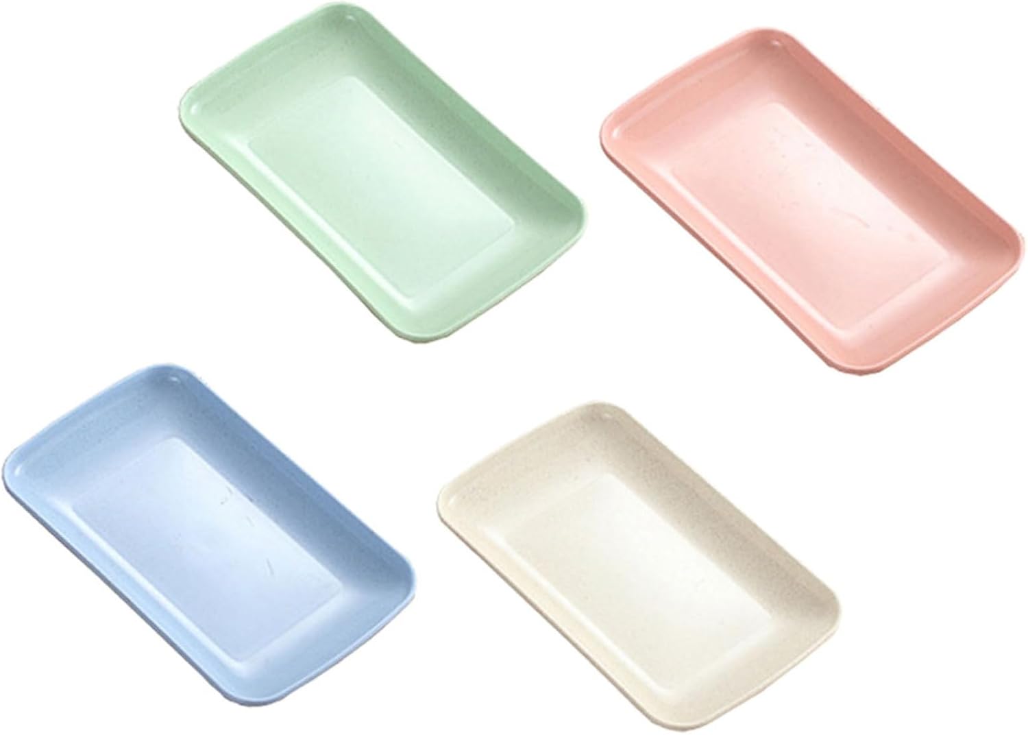 Set de 4 Platos Rectangulares para Sushi, Fiesta y Parrilla