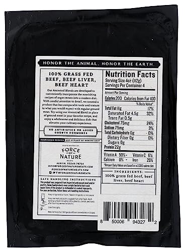 Force Of Nature Meats 100% Grass Fed, Regenerative Beef Ancestral Blend, 16 Oz #TOP2