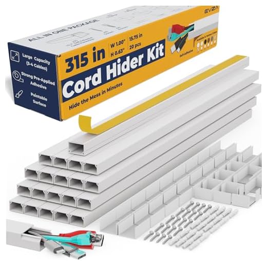 Evza Cord Hider Paintable Raceway Kit