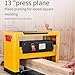 SXXZYAZJ 2000W Power Benchtop Planer, 13 Inch Electric Jointers with Copper Motor, 8000R/Min, 6-160mm Height, 1-3mm Thickness, Multifunctional for Wood Cutting Tools