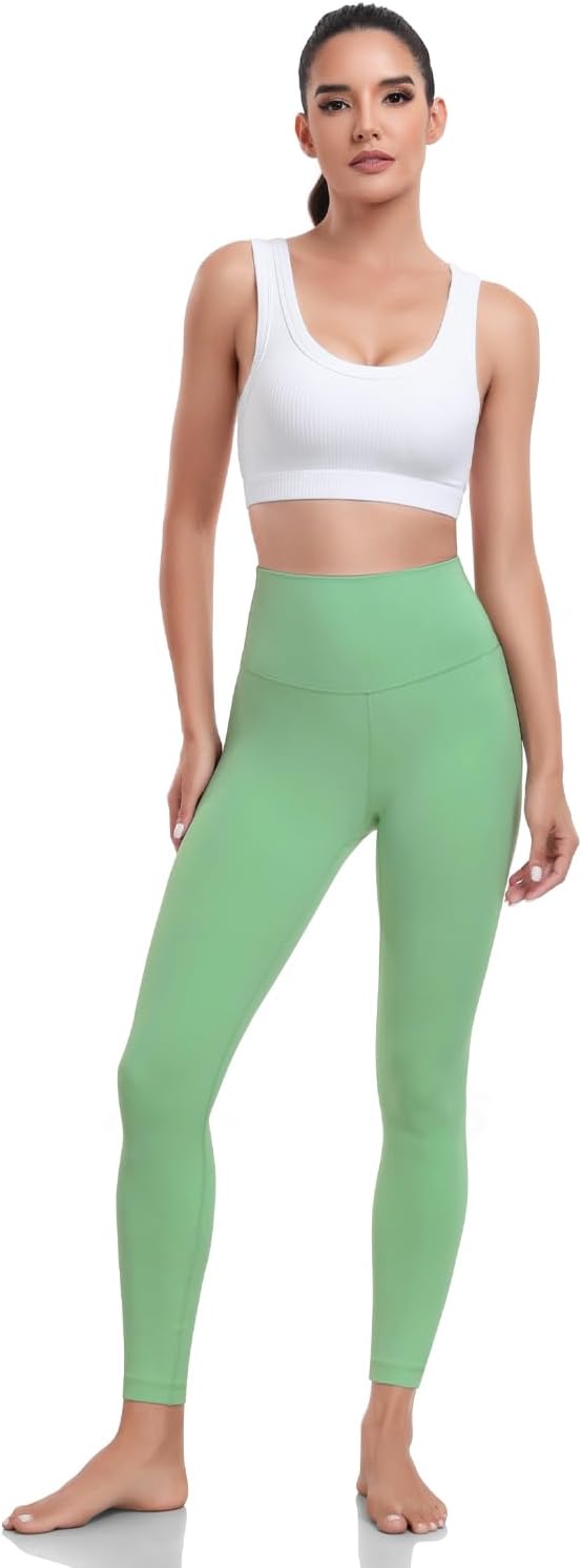 HeyNuts Pure&Plain x Yoga Pro Leggings 25'', Buttery Soft High Waisted 7/8 Lounge Yoga Pants - Image 5