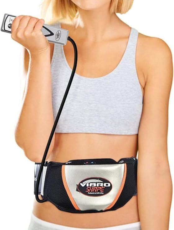 Electric Slimming Belt for Weight Loss, Vibrating Heating Massage Machine, Belly Fat Burner for Men and Women, Waist Trimmer, Body Pain Relief-image-33
