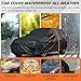 Car Cover for Lexus NX, NX Cover 2015-2025, Heavy Duty Outdoor Car Cover Sun UV Dust Protection,SUV Cover with Door Zipper/Reflective Strip/Mirror Pockets/Windproof Bands