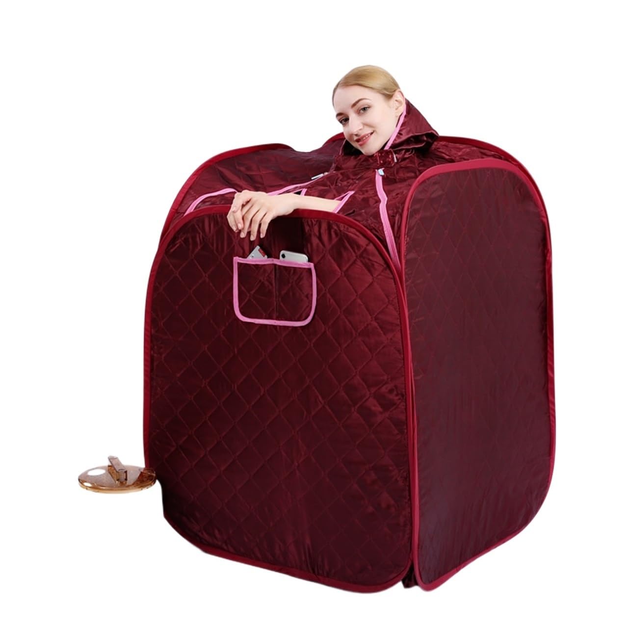 Przenośna sauna 3.0L 1500W nerator pary, składany intelintny osobisty namiot parowy SPA Sauna(AJ-PS03R)