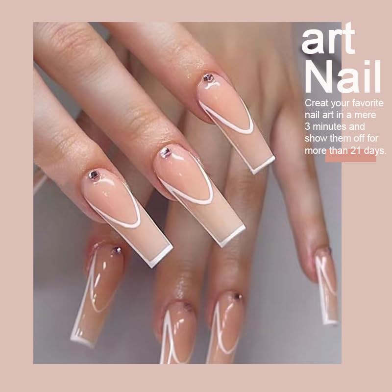 Miniatura 8 de Arte Clavo Juego de esmaltes de uñas de gel rosa gelatina, 6 colores, vestido de ballet, blanco lechoso, rosa transparente, nude, transparente, kit