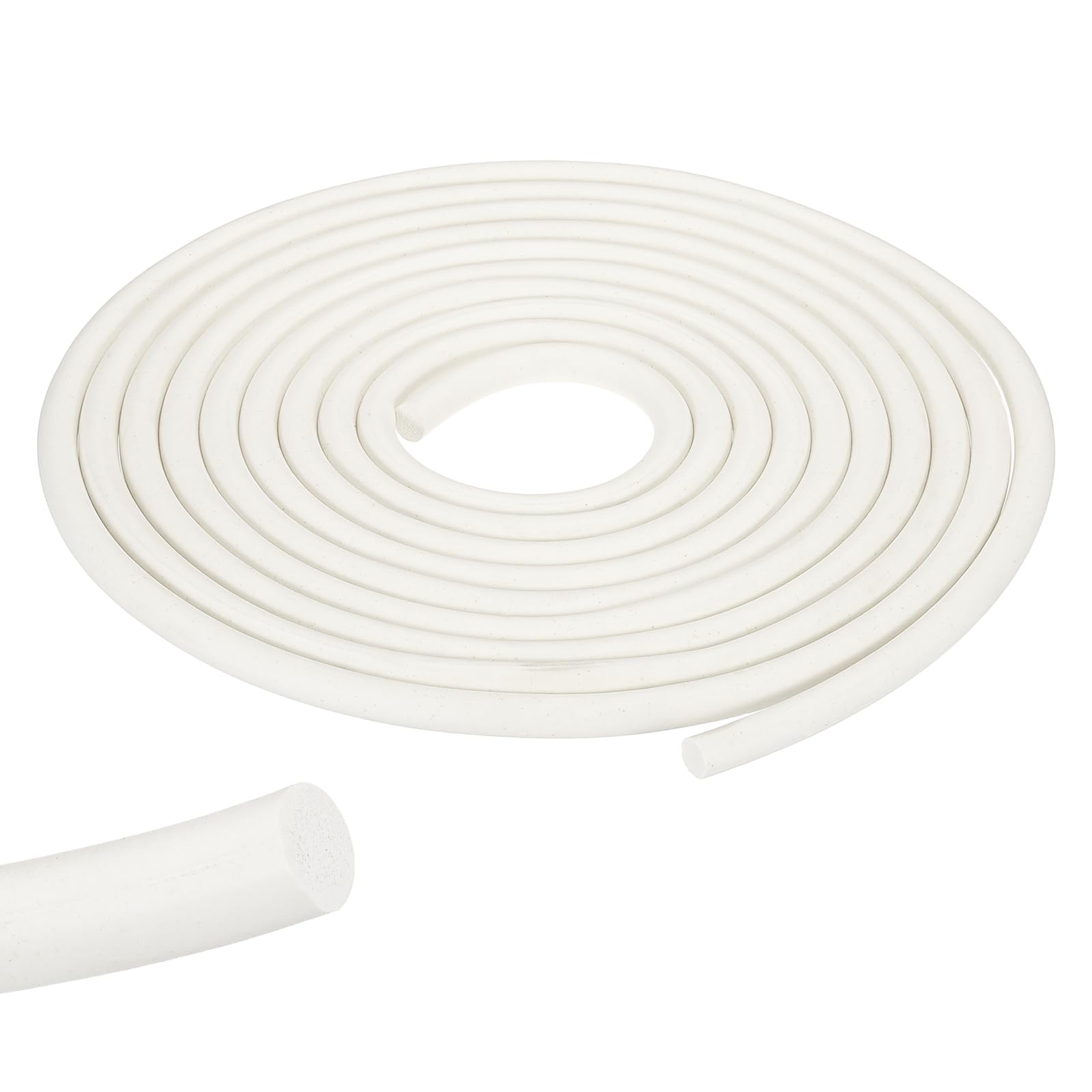 sourcing map 19.7 ft Backer Rod, 15/32 Inch Diameter Foamed Silicone Foam Caulk Saver, Weather Strip Seal for Sealing Concrete Gaps, Expansion Joints, Crack Filling, Doors, Windows, White