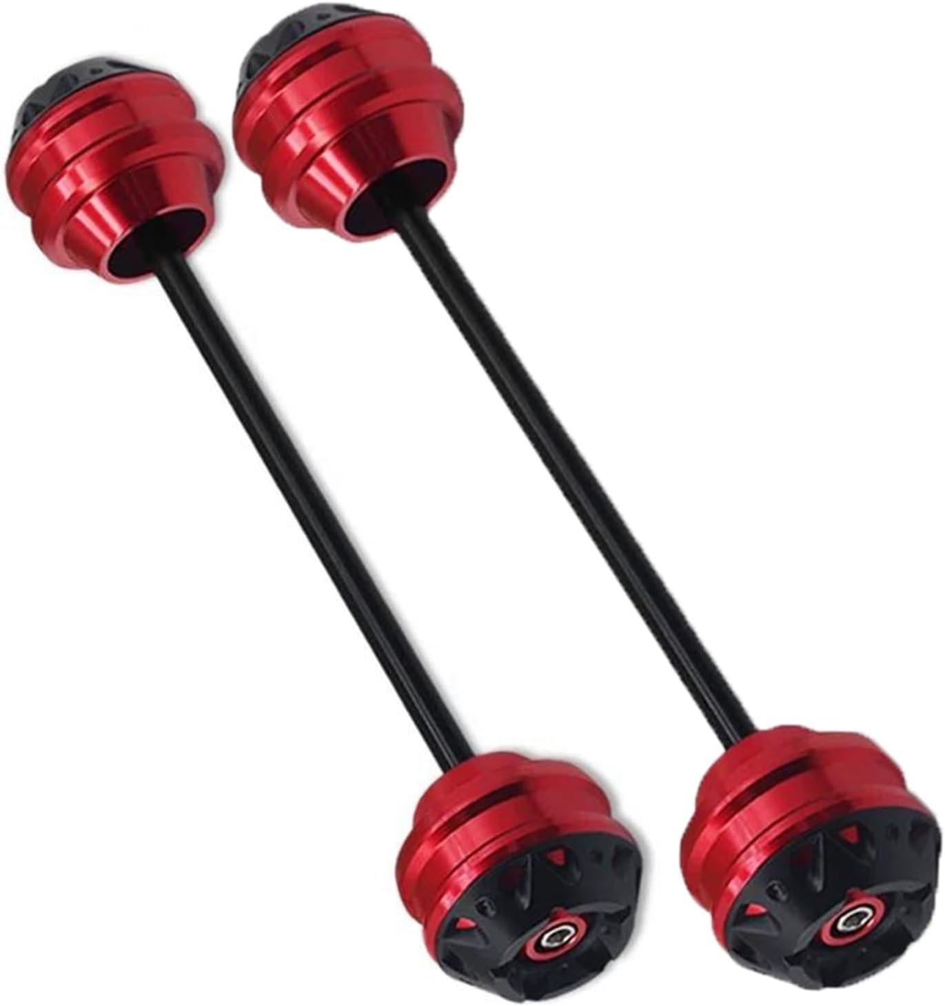 Motorcycle Wheel Protector Motorcycle Front Rear Wheel Fork Slider Axle Crash Protector Cap for Ducati Panigale 1199 1199S 2012-2014(Green)