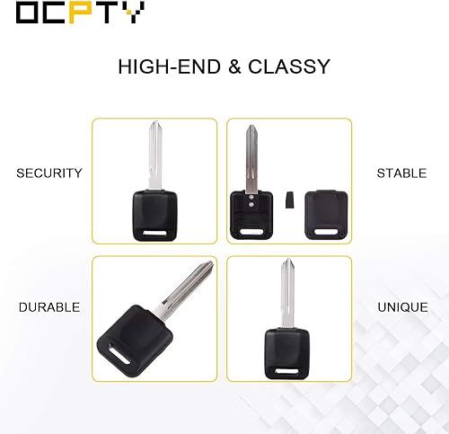 Miniatura 5 de OCPTY 7003526 Llave de encendido con transpondedor de control remoto para 99 00 01 02 03 04 05 para Nissan Pathfinder Maxima Altima Sentra Xterra