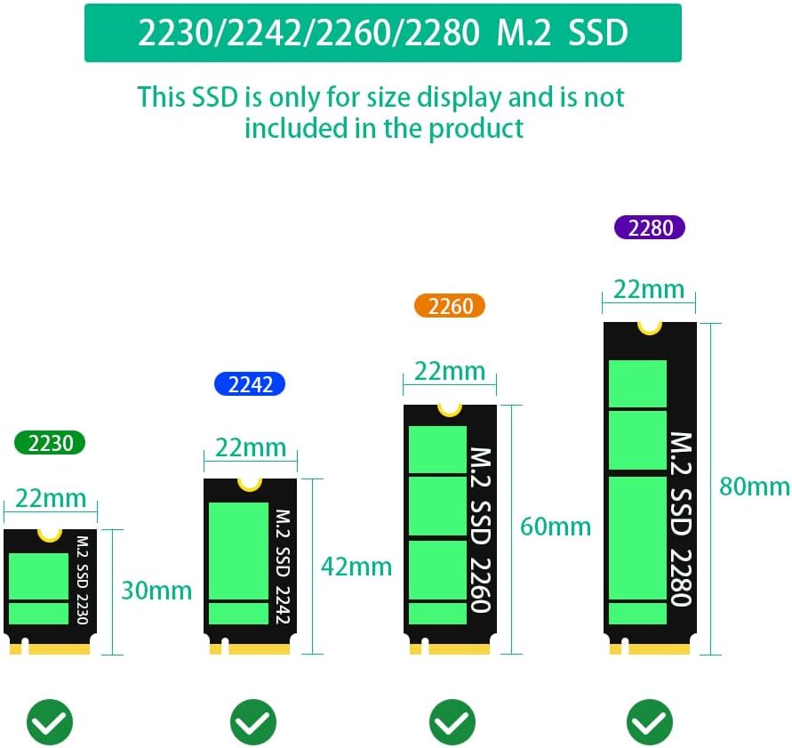 Mustpoint New Version 2 in 1 Combo M.2(NGFF) NVMe SSD/SATA-Bus SSD to SFF-8643 and SATA Adapter