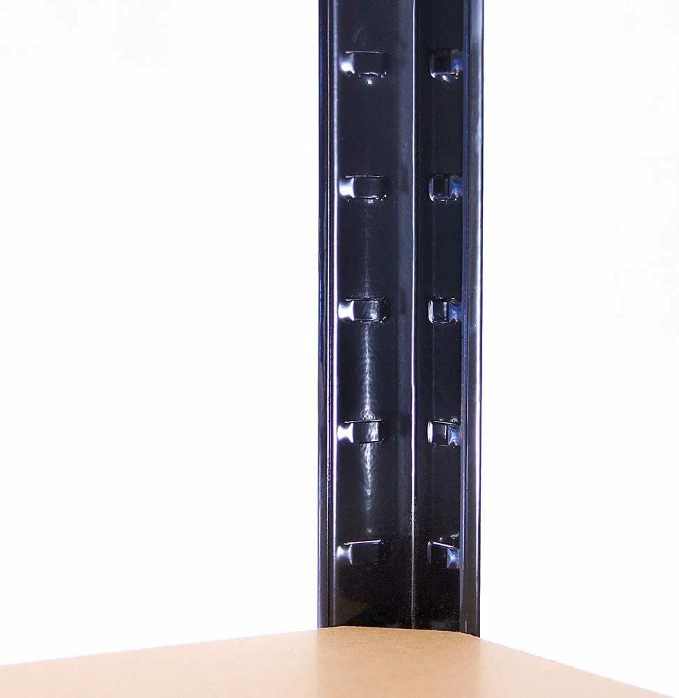 SCAFFALE IN ACCIAIO VERNICIATO 5 PIANI 120X45XH180 BRIXO BLACK 300
