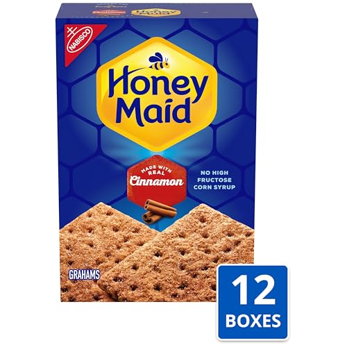 HONEY MAID Cinnamon Graham Crackers, Lunch Snacks, Bulk Snacks, 12 - 14.4 oz Boxes - Thumbnail 4
