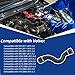 McrGinly Engine Upper Radiator Coolant Hose Tube Pipe Compatible with Volvo V60 S60 S80 XC60 S80L XC70 V70 32249280 31293622