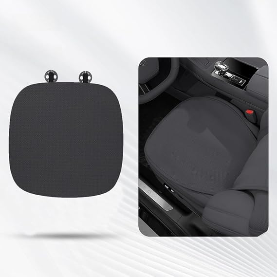 Custom Car Seat Cover Sets,Luxury Semi Coverage All Weather Car Seat Covers,Anti-Slip Leather Seat Covers,Custom Seat Covers for 99% of Cars, Trucks & SUVs (Napa Leather-Black)