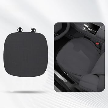 Custom Car Seat Cover Sets,Luxury Semi Coverage All Weather Car Seat Covers,Anti-Slip Leather Seat Covers,Custom Seat Covers for 99% of Cars, Trucks & SUVs (Napa Leather-Black)