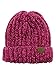 C.C Unisex Chenille Soft Warm Stretchy Thick Cuffed Knit Beanie Cap Hat-Hot Pink