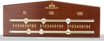 Peradon Scoreboard for Billiards and Bar Billiards 2 Lane