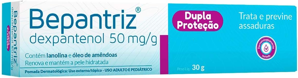 Kit 36 Bepantriz Pomada Dermatológica Dexpantenol com 30g