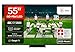 Produktbild TCL 55C7K QD-Mini LED Fernseher, 55 Zoll, 4K HDR Premium, Dolby Vision IQ & Atmos, Smart TV mit Google TV, 144Hz, HDMI 2.1, AMD FreeSync Premium Pro, AirPlay 2, Google Assistant