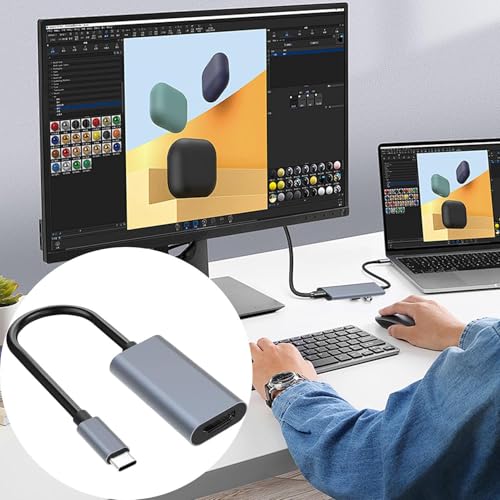 Cable DisplayPort a HDMI 4K tipo C para monitor de laptop y cine en casa 7