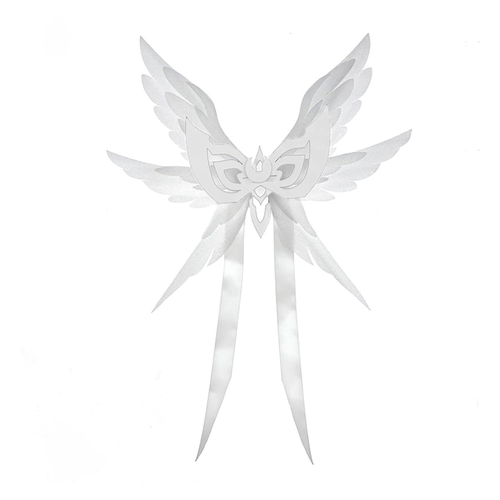 Wayfadacc Unisex Kids Multicolor Oversized Angel Wing Hair Clip For Anime Party Dressingup Theme Event Photography Props Headpiece For Cosplay Costume Cosplay Costume Headwear