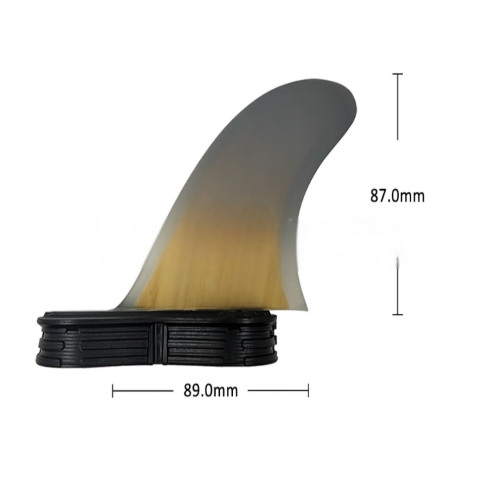 Surfbrett-Zubehör Heckruder Finne Paddle Board Surfen Gradient Bambus Leder Heckflosse Einfach auszutauschen