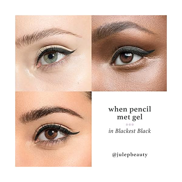 When-Pencil-Met-Gel-All-Day-Waterproof-Eyeliner-Blackest-Black Julep When Pencil Met Gel Sharpenable Multi-Use Longwear Eyeliner Pencil - Blackest Black - Transfer-Proof - High Performance Liner