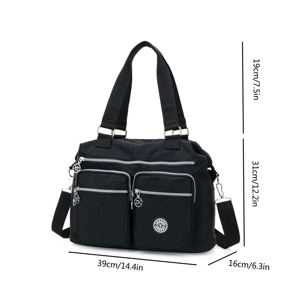 Waterproof polyester cloth shoulder bag women's large capacity crossbody bag handbag3