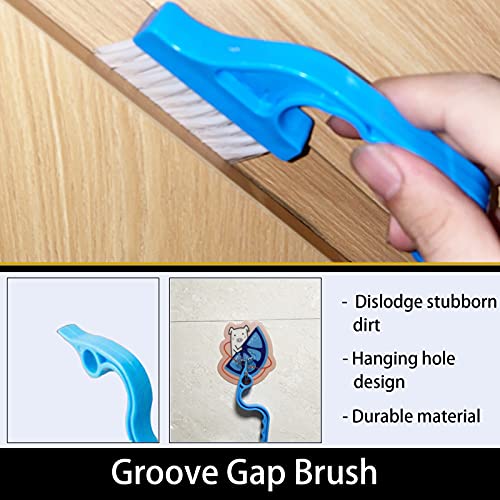 Window Groove Cleaning Brush, 13 Pcs Hand-Held Window Track Cleaning Tools, Window Or Sliding Door Track Cleaner For Sliding Door, Sill, Tile Lines, Shutter, Car Vents, Keyboard, Small Clean Kit #TOP3