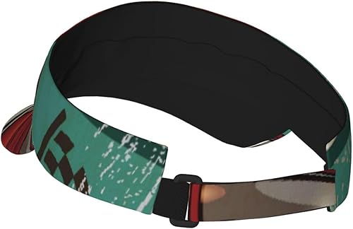 Miniatura 3 de Mechanic Graphic America Route Vintage Garage Retro Car 1950s Vehicle Fifties 60s Adult Sport Sun Visor Hats Adjustable Empty Top Baseball Cap