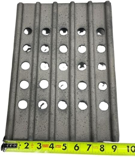Ashley Stove Grate #41 (AY005252R / 5252R) – Cast Iron Square Replacement Grate for Ashley Model C62 (12-1/2" x 9")