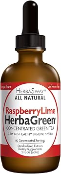 Herbasway Herbagreen Tea, Raspberry Lime, 2 Ounce
