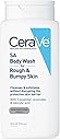 CeraVe Body Wash with Salicylic Acid, Fragrance Free Body Wash to Exfoliate Rough and Bumpy Skin, Allergy Tested, 10 Ounce