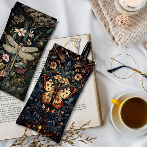 Image of Eyeglasses Sunglasses Case PU Soft Squeeze Top Glasses Pouch for Women Men,Animal Pattern Portable Anti Scratch