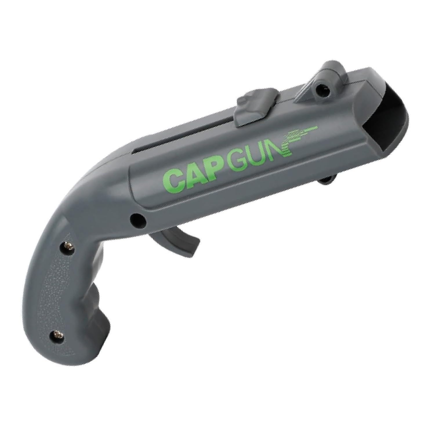 Cap Gun Bottle Opener,Funny Cap Gun Bottle Opener Launcher Shooter,Novelty Pistol Style Bottle Opener, Creative Drinking Game Tool for Home Bar Party,Unique Fun Gifts for Men/Husband/Father (Gray)