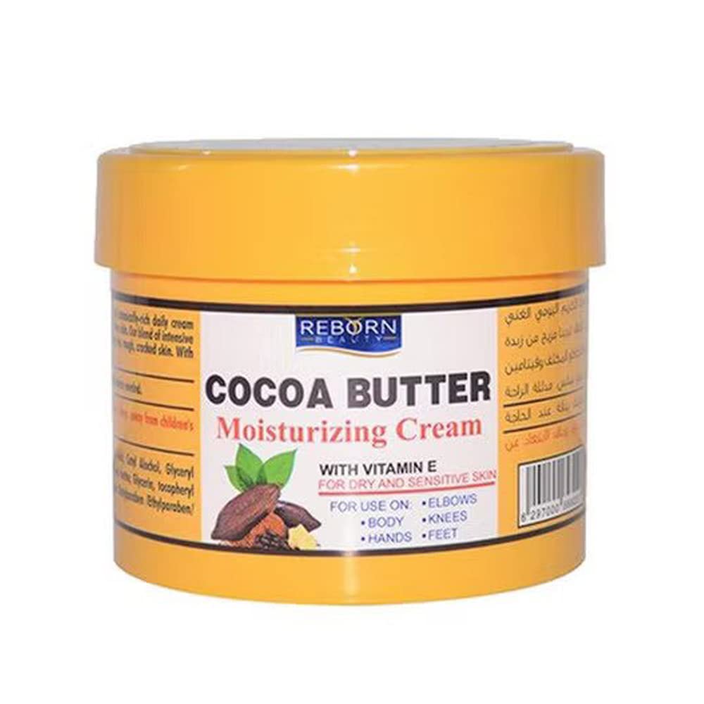 Reborn Beauty Moisturising Cream Cocoa Butter With Vitamin E For Dry And Sensitive Skin 500ml