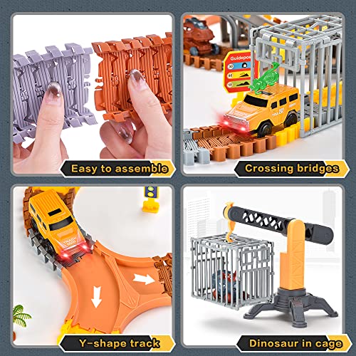 VATOS Traccia giocattolo per bambini, 271 pezzi