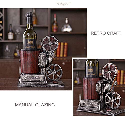 Soporte para botellas estilo medieval vintage de resina miniatura 5