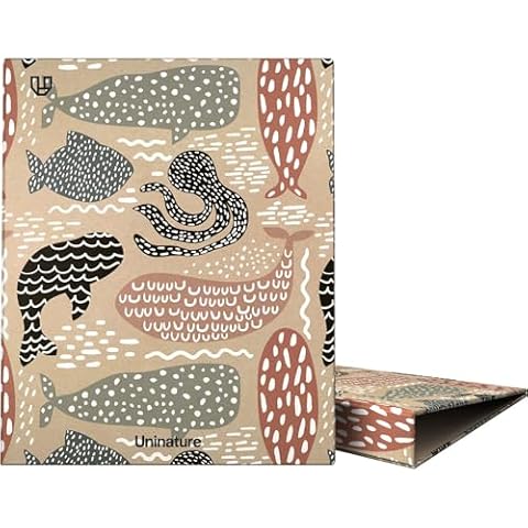 Unipapel A4 Ecological Ring Binder with Whale Design Cover