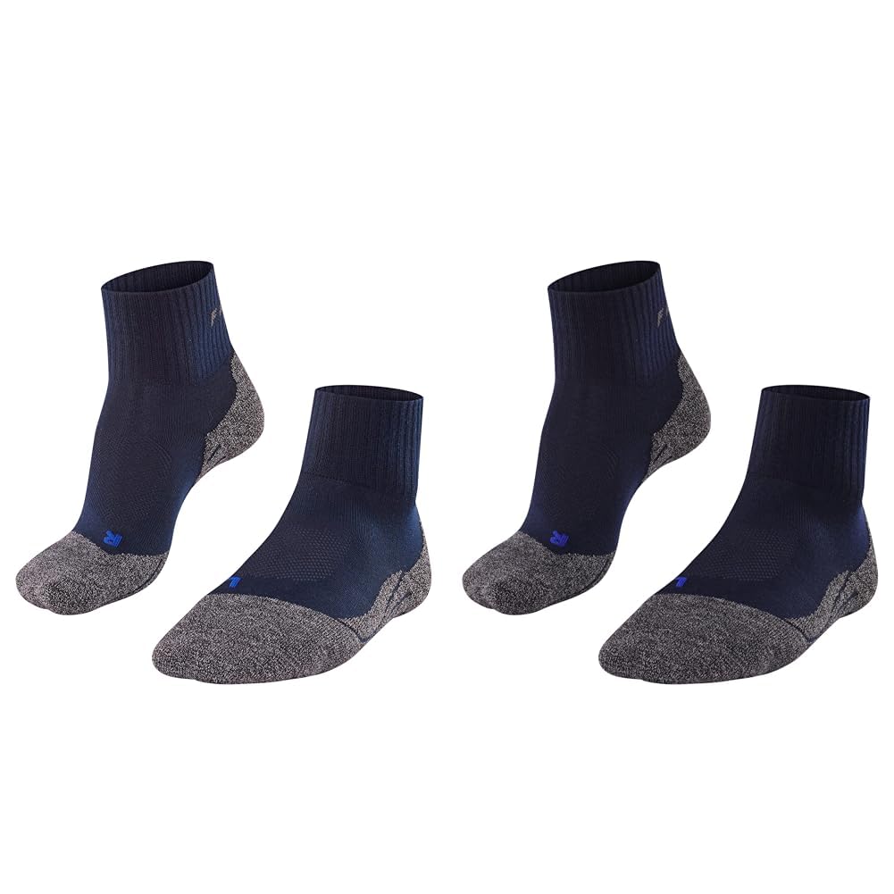 FALKE Herren Wandersocken TK2 Explore Cool Short M SSO Funktionsgarn antiblasen dick 1 Paar & Damen Wandersocken TK2 Explore Cool Short W SSO Funktionsgarn antiblasen dick 1 Paar