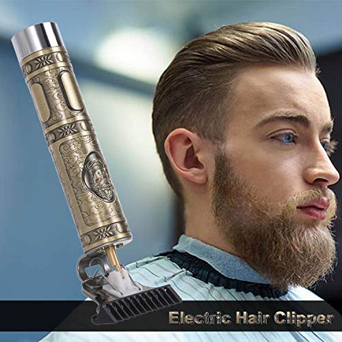 Btuty Aparador de pêlos recarregável para máquina de cortar cabelo elétrica para homens Cortar e apa