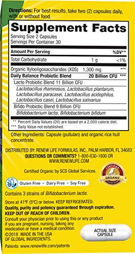 Renew Life Daily Balance Probiotic Supplement #TOP26