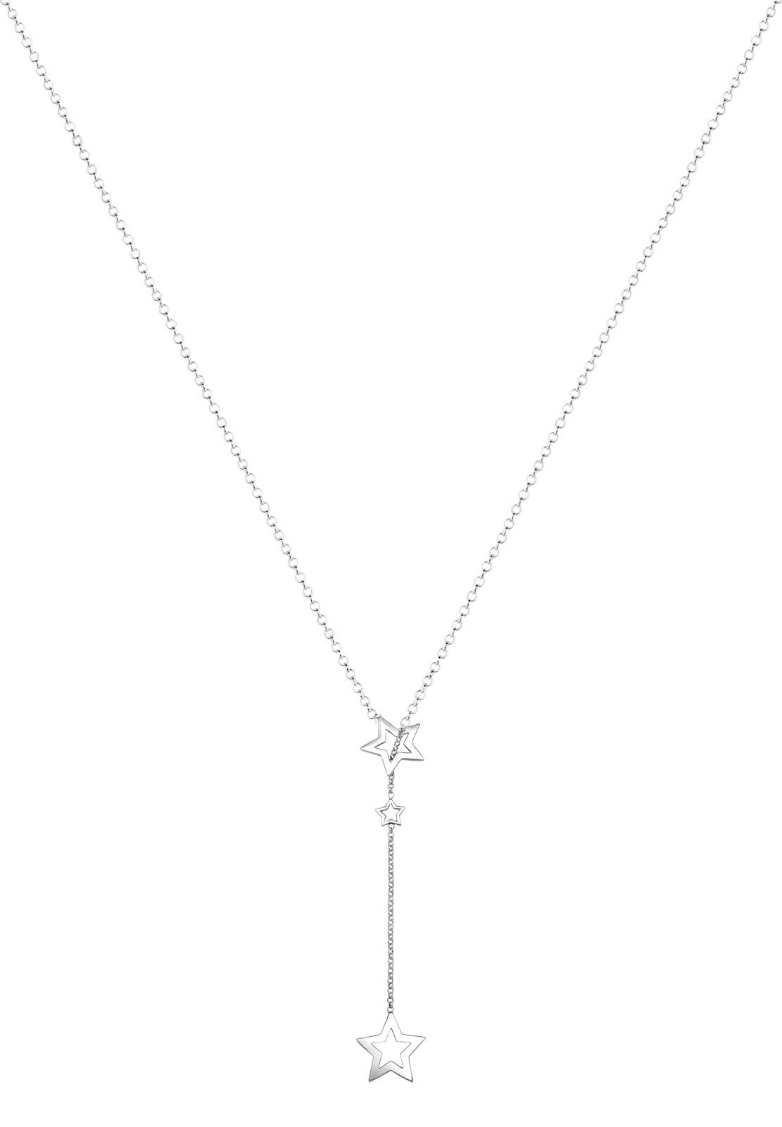 Elli Halskette Damen Y-Kette Stern Anhänger Filigran 925 Sterling Silber
