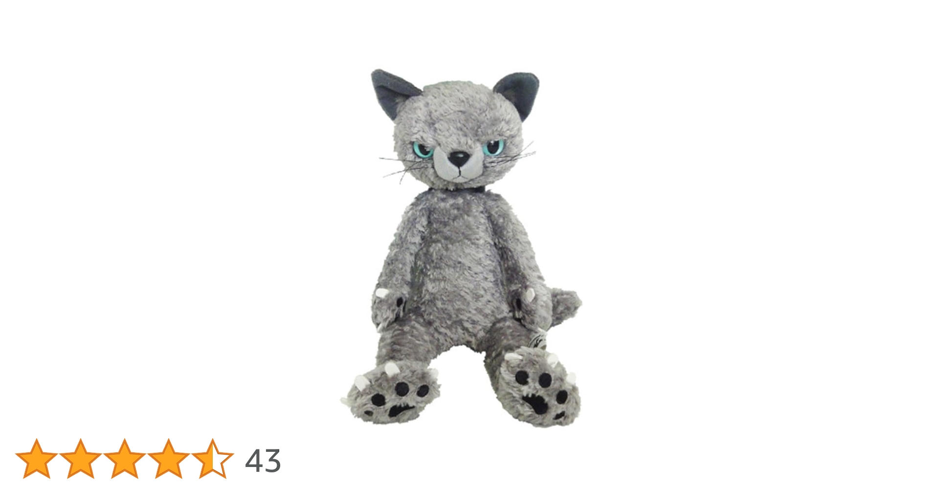 Amazon.co.jp: 内藤デザイン研究所 スクラッチ ぬいぐるみ(MS) 猫 高さ