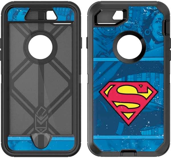 Skinit Decal Phone Skin Compatible with OtterBox Defender iPhone 7 - Officially Licensed Superman 2025 Daily Planet Superman Cover Design