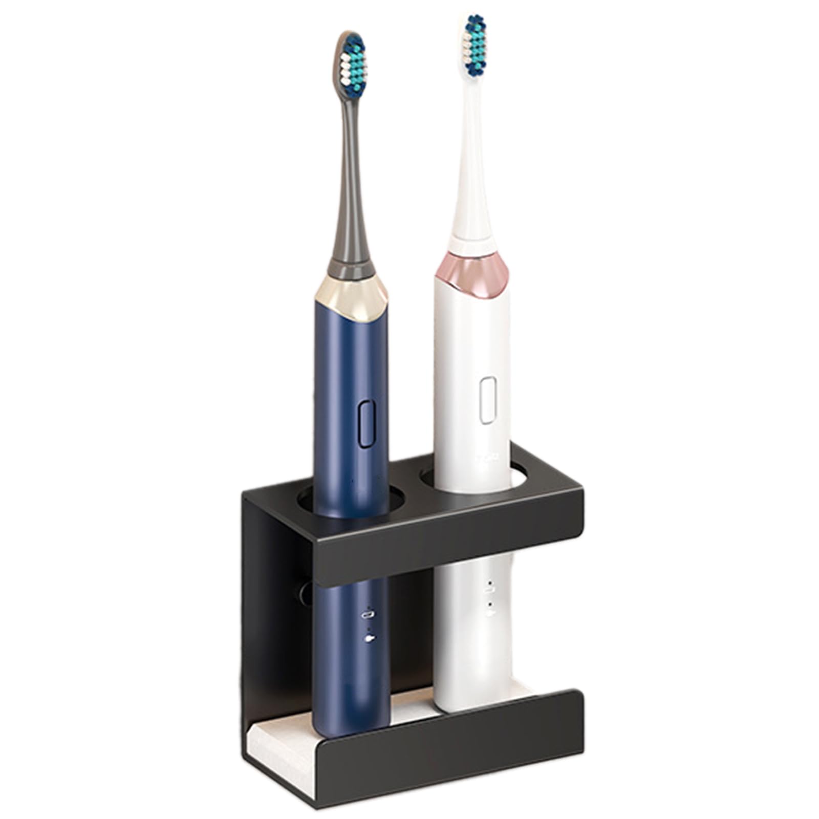 Jazuaiao Wall Mounted Toothbrush Holder for Shower, Tooth Brush and Toothpaste Organizers Hanger for Dorms Bathrooms 2/03 / 4 Slot Toothbrush Hanger