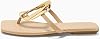 Sandalias Planas Coutgo para Mujer, Chanclas Cómodas, Zapatos de Playa de Verano con Decoración Metálica 8