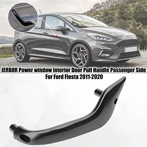 Jerbor Aluminum Alloy Interior Door Pull Handle Replacement For Ford Fiesta 2011-2020 Power Windows Model (Right) #TOP1