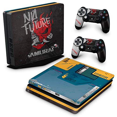 Skin Adesivo para PS4 Slim - Cyberpunk 2077 Bundle